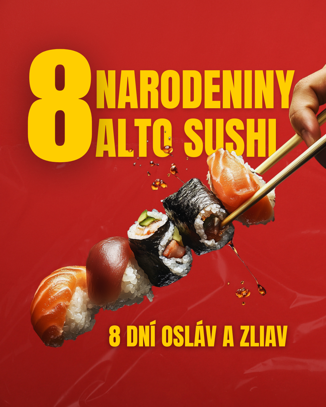 8. narodeniny ALTO Sushi
